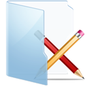 Apps - Blue - Folders icon